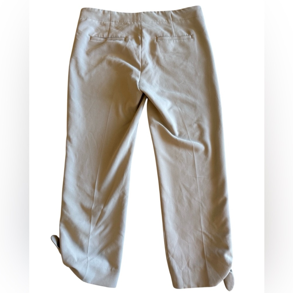 Banana Republic Neutral Tie-Hem Straight Pants - Sandstone Beige - Picture 9 of 9